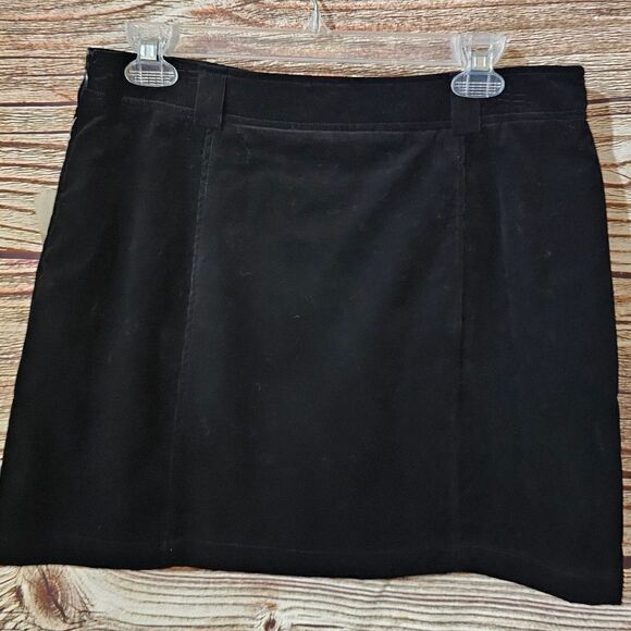 Design lab mini skirt Women's large black/gold NWT - Picture 2 of 8